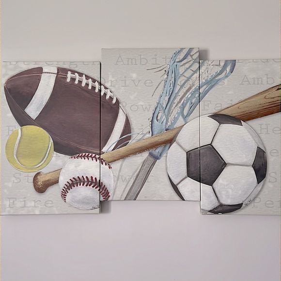Abernathy Sports Wall Plaque / Canvas - Picture 5 of 10